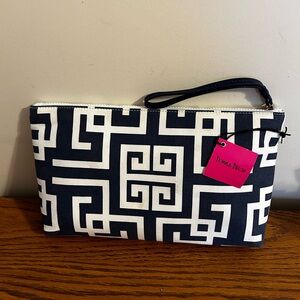 New with tags Donna Dixon Morgan Navy Wristlet